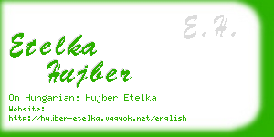 etelka hujber business card